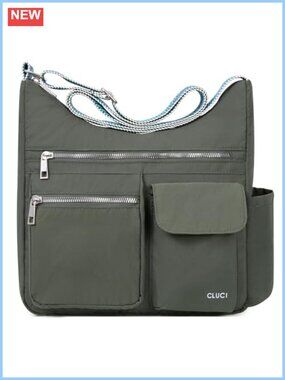 Anti Theft Crossbody Bag Water-Resistant Oxford Cloth Travel Purse